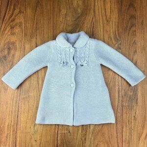 Mayoral Girl Grey Sweater Duster